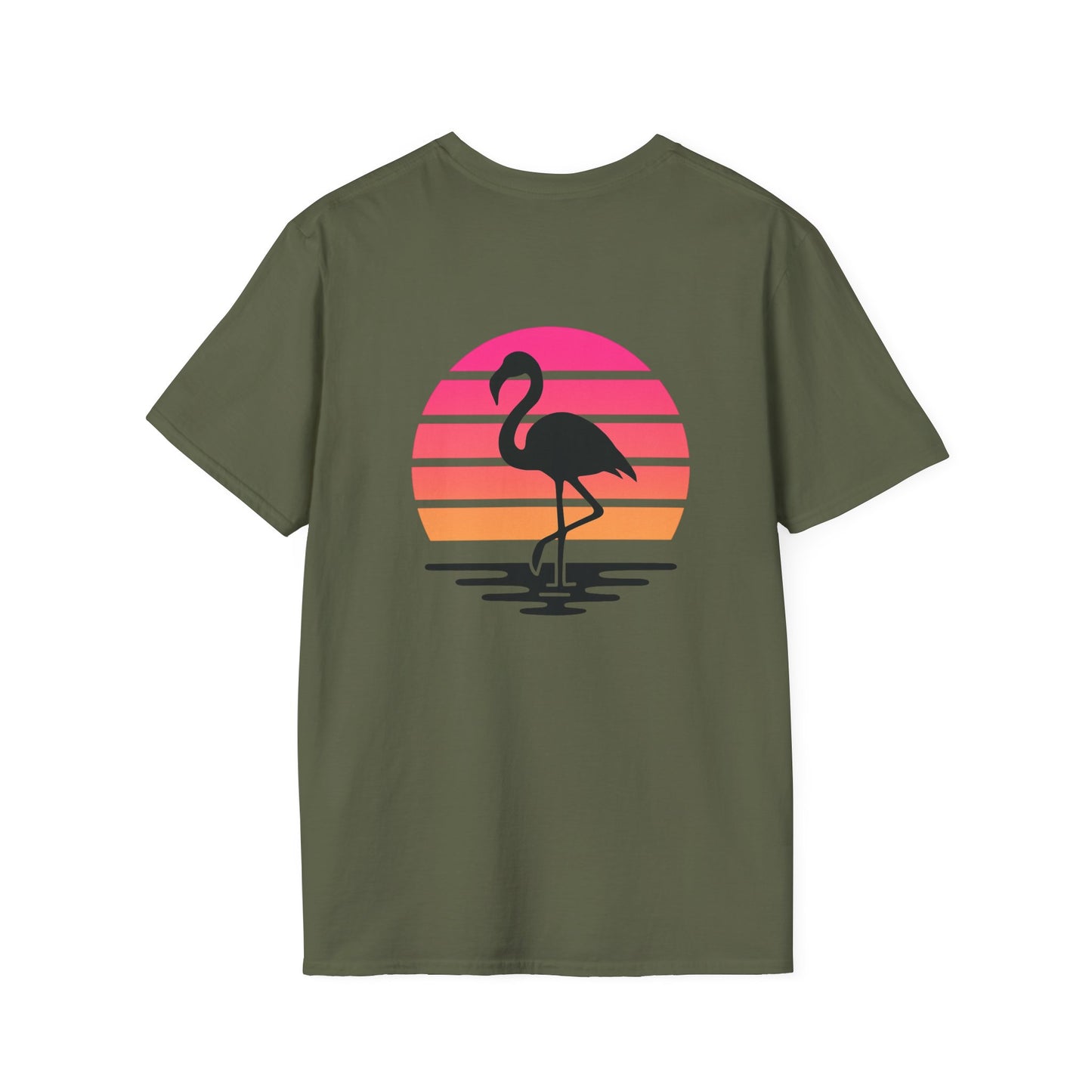 Retro flamingo vibe T-shirt