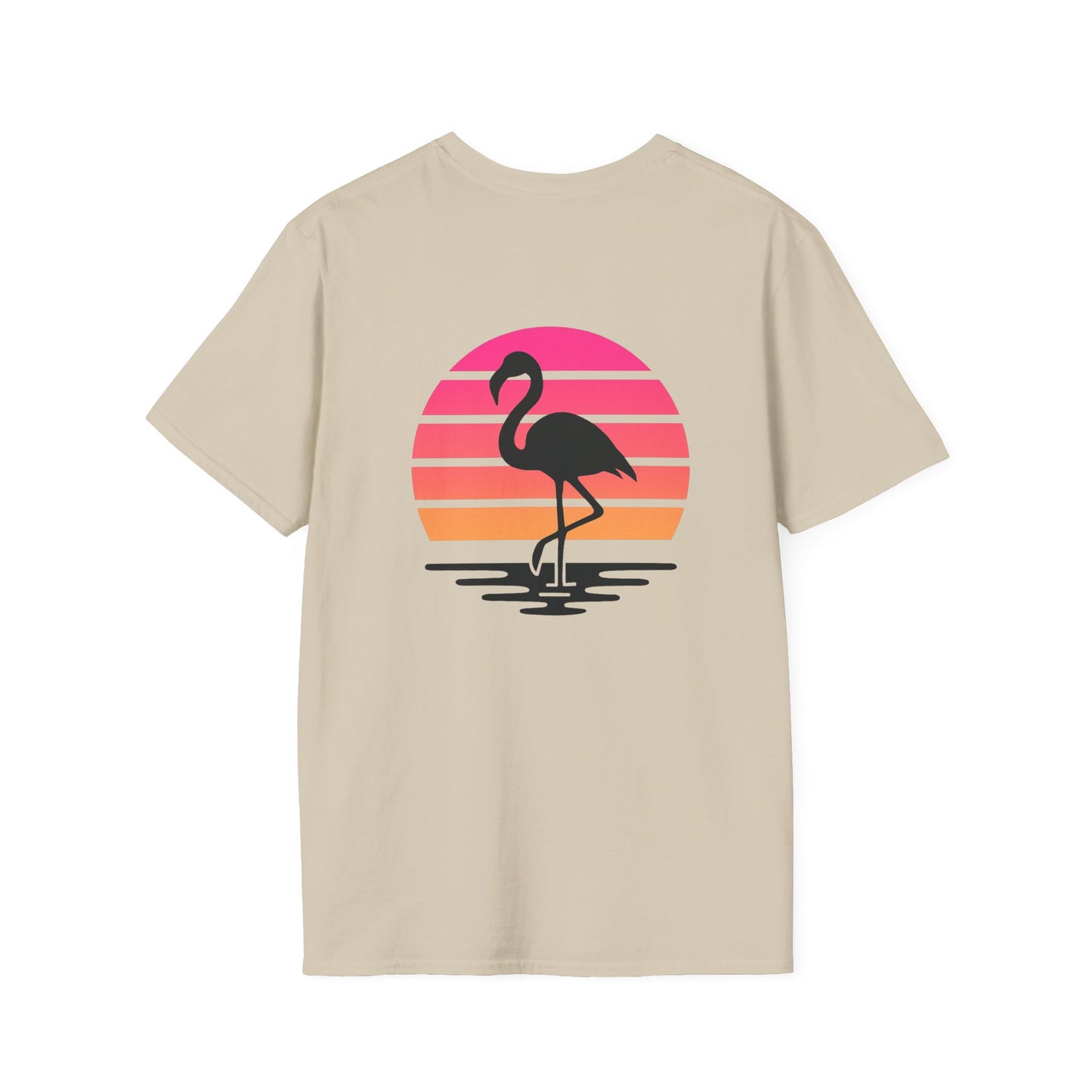 Retro flamingo vibe T-shirt