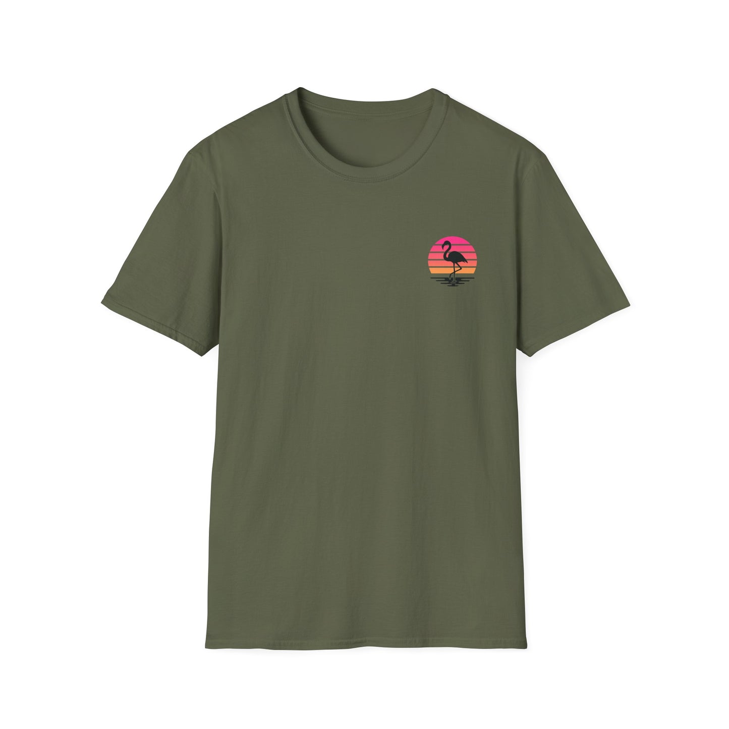 Retro flamingo vibe T-shirt